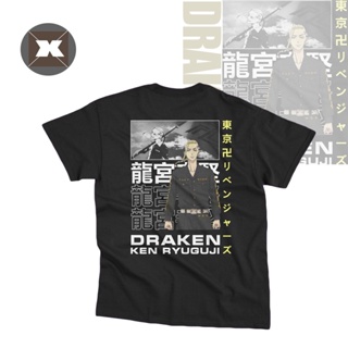 Hot Anime Tokyo Revengers T-shirt Casual Short Sleeve Tops Draken Ken Ryuguji Mikey Unisex Fashion Loose Tee Shirt _07