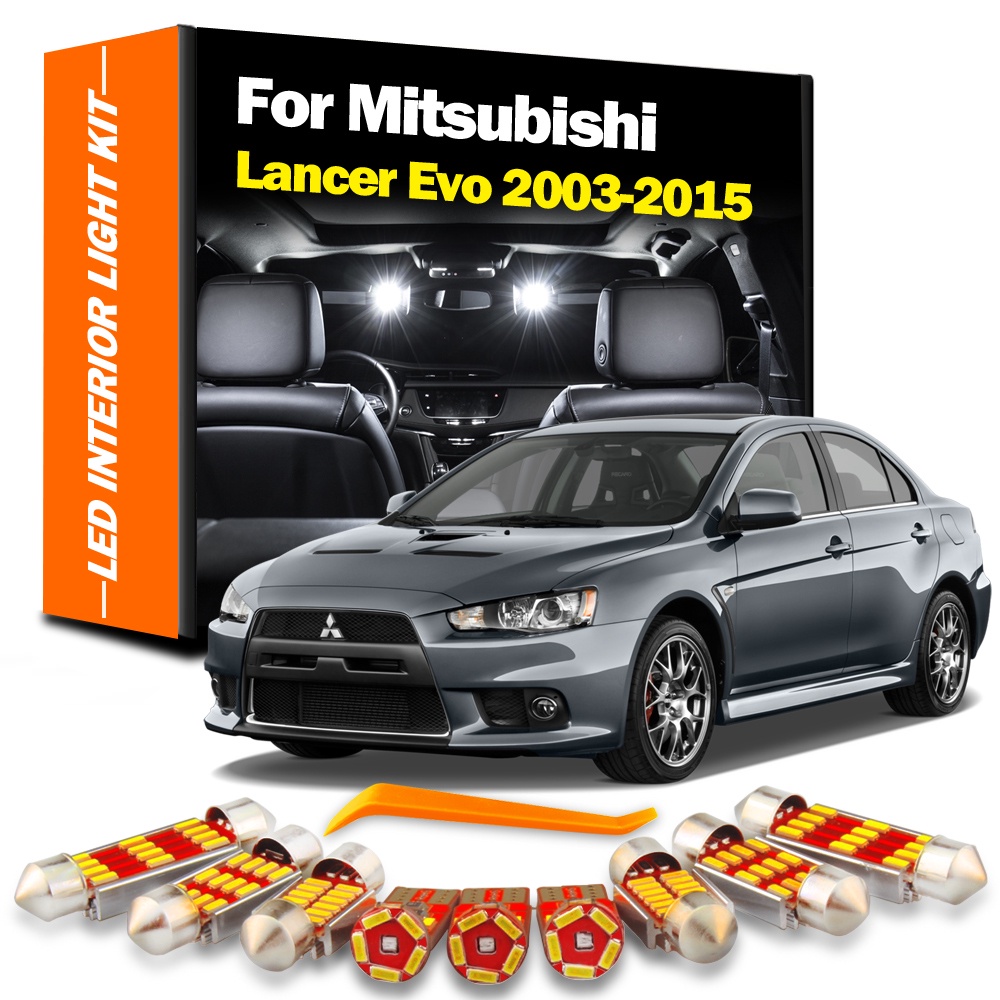 ชุดหลอดไฟ-led-8-ชิ้น-สําหรับ-mitsubishi-lancer-evo-ix-x-8-9-10-2003-2015