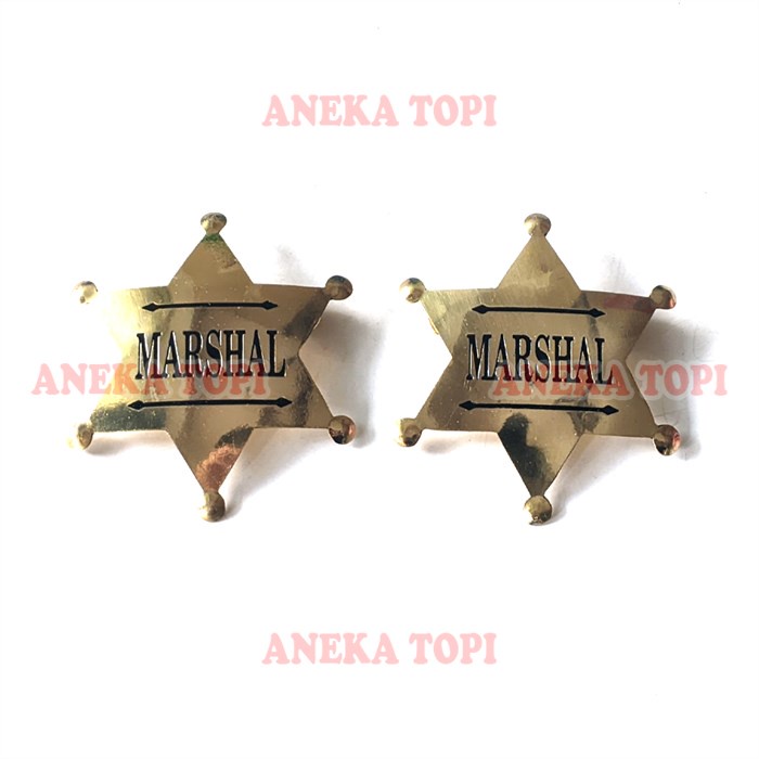 star-marshal-pin-หมุดโลโก้-marshal-ขนาด-7x6-ซม-หมุดสีทอง-หมุดติดหมวกหลายแบบ