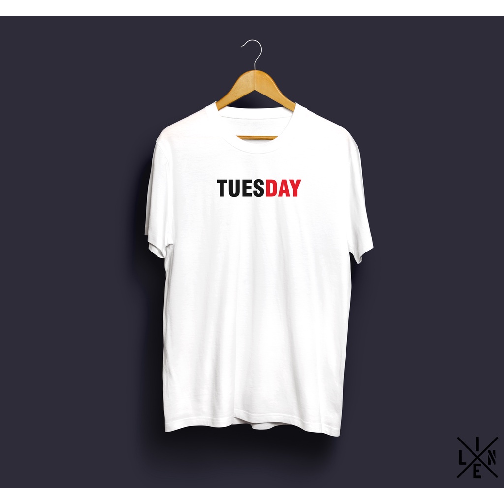 เสื้อยืด-พิมพ์ลาย-xline-kaos-distro-days-series-tuesday-สําหรับผู้ชาย