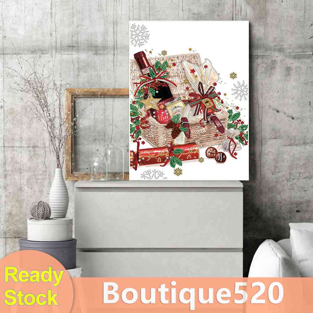 จัดส่งฟรี-ภาพวาดปักเพชร-แนวคริสต์มาส-5d-diy-boutique520-th