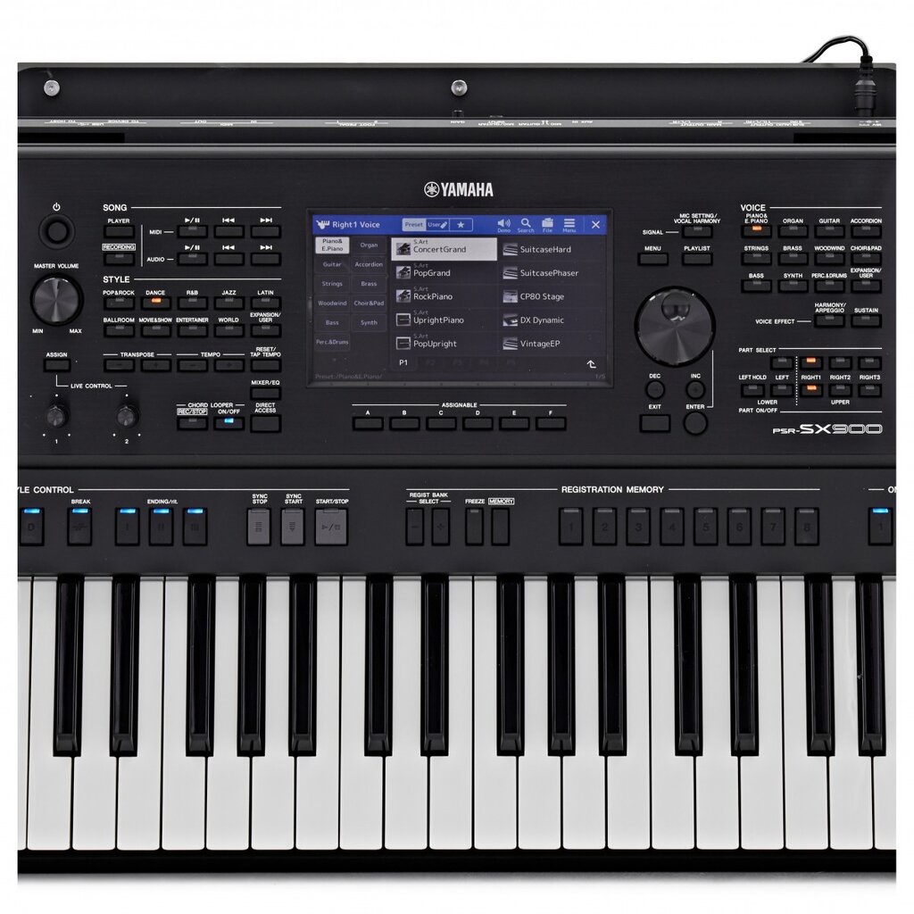 yamaha-psr-sx900-arranger-workstation-คีย์บอร์ดไฟฟ้ายามาฮ่า-รุ่น-psr-sx900-แถมอะแดปเตอร์-และ-กระเป๋า