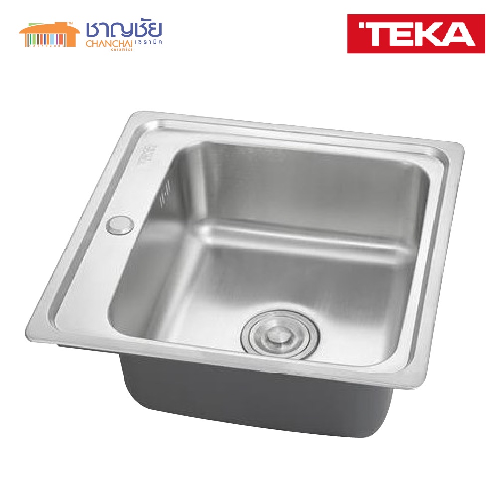 ส่งฟรี-teka-ซิงค์ฝังบนเคาน์เตอร์-1-หลุม-linea-รุ่น-v50-50-1b-สเตนเลส