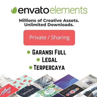 Envato Elements Premium Placeit บัญชีพรีเมียม (ของแท้)
