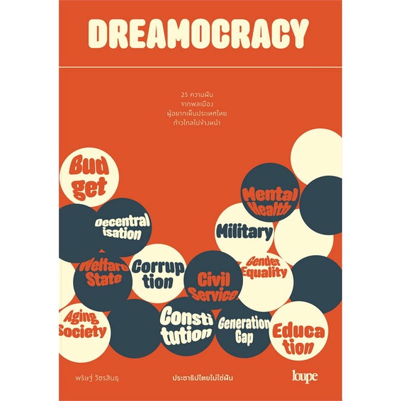 หนังสือ-dreamocracy-ประชาธิปไตยไม่ใช่ฝัน-ผู้แต่ง-พริษฐ์-วัชรสินธุ-ไอติม-สนพ-loupe-อ่านได้-อ่านดี