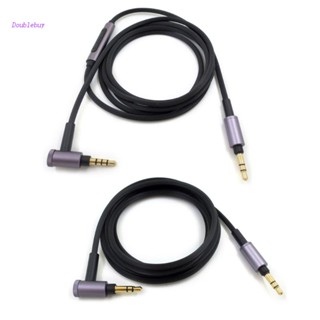 Doublebuy สายเคเบิล พร้อมไมโครโฟน แบบเปลี่ยน สําหรับ MDR-100ABN 1A MDR-100X MSR7 100AAP