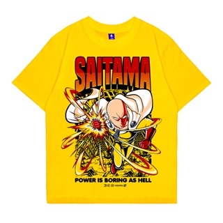 เสื้อยืด พิมพ์ลายอนิเมะ Kizaru One Punch Man SAITAMA สําหรับผู้ชาย_07