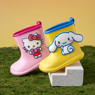 SANRIO รองเท้าบูท กันฝน กันลื่น ลายสุนัขมาริโอ้ สําหรับเด็กอนุบาล