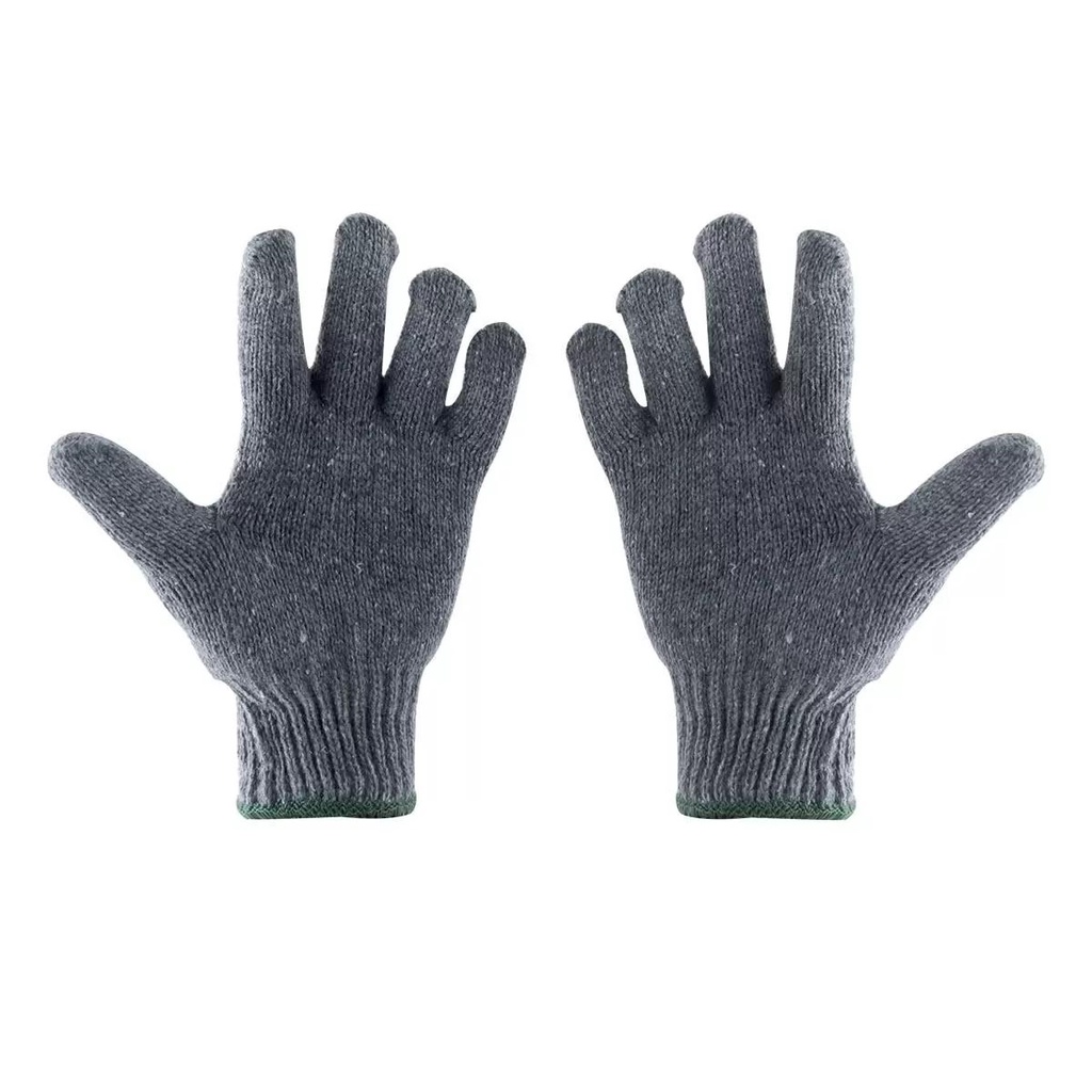 modernhome-ถุงมือฝ้าย-ขอบเขียว-7-ขีด-สีเทาดำ-ใช้สวมป้องกันการบาดเจ็บของมือ-จากของมีคม-มีความเหนียว-ทนทาน