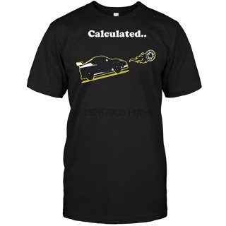 men t shirt Calculated Soccer League Rocket Car Ball Video Game T-Shirt plus size tee_01
