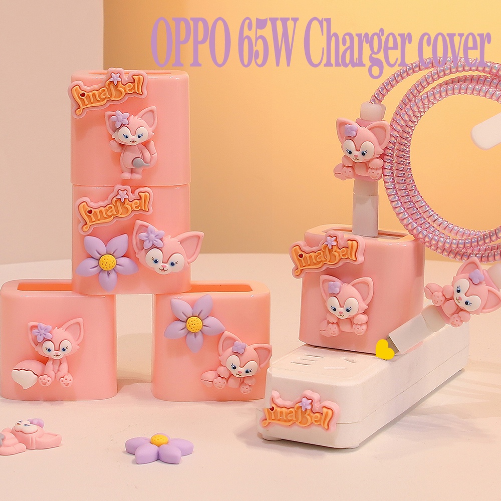 เคสชาร์จ-ลายการ์ตูนน่ารัก-สําหรับ-oppo-65w-80w-18w-33w-android-usb-เป็น-type-c