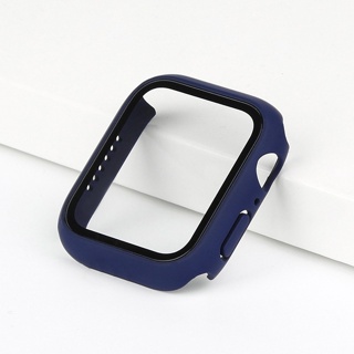 ภาพขนาดย่อของภาพหน้าปกสินค้าApple Watch case PC+Glass ใช้กับ iWatch 7/6/5/4/3/2/1/SE เคส Smart watch 38mm/41mm/42mm/44mm/45mm จากร้าน cassie.pro บน Shopee ภาพที่ 4