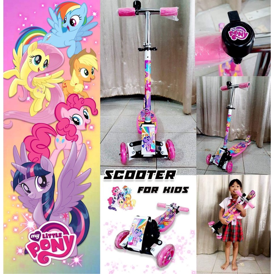 ใหม่ล่าสุด-scooter-for-kids-สกู๊ตเตอร์ขาไถ3ล้อโพนี่