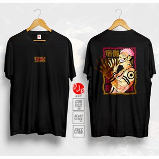 เสื้อยืด พิมพ์ลายอนิเมะ SUKUNA RYOMEN JUJUTSU KAISEN ITADORI YUUJI สไตล์ญี่ปุ่น สําหรับผู้หญิง_05