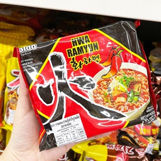 🔥🔥🔥  ️️  Paldo Hwa Ramyun  &amp; Spicy Noodle 120g.   บะหมี่กึ่งสำเร็จรูปเกาหลี มาม่าเกาหลี รสเผ็ด