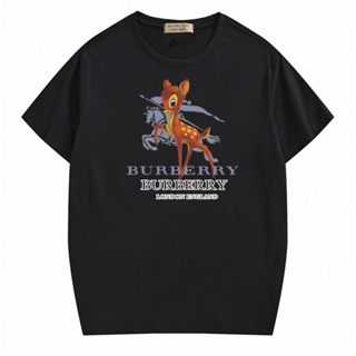 Ready Stock Burberry Latest model Cotton Short Sleeve T-Shirt Tops_01