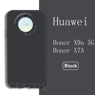 ขายดี เคสโทรศัพท์มือถือ ซิลิโคนนิ่ม TPU สีพื้น สีดํา ชมพู เขียว แฟชั่นเรียบง่าย สําหรับ Huawei HONOR X9a 5G X7A HonorX9a HONORX7A 2023