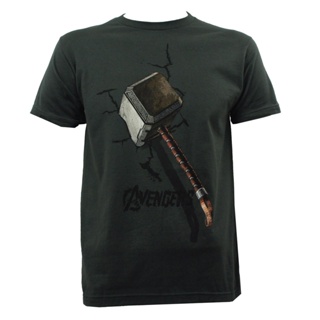 Authentic MARVEL AVENGERS Thor Mjolnir Hammer Slim Styles Casual Men T-shirt_01