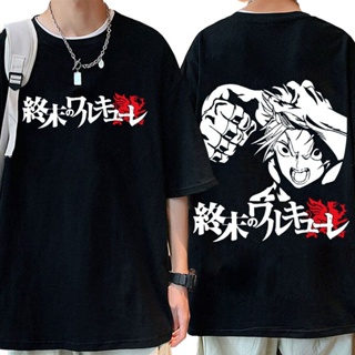 เสื้อยืดผ้าฝ้ายพรีเมี่ยม Anime Record Of Ragnarok Adam Double Sided Print Tshirts Mens 100 Cotton T Shirt Gildan Spot 10