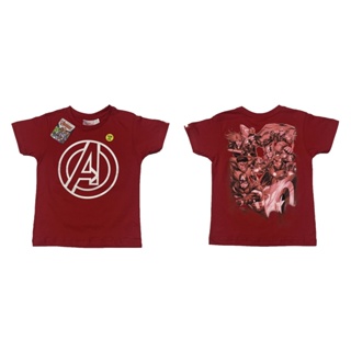 Disney Marvel Avengers Heroes Glow In Dark Boys Kids And Toddlers T-Shirt With Front And Back Print_01