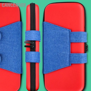 Cancer309 เกมคอนโซลกระเป๋าเก็บความจุขนาดใหญ่ Double Protection เปลือกป้องกันแบบพกพาสำหรับ Switch Red