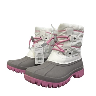 [พร้อมส่ง]  Outdoor snow boots kids waterproof รองเท้าบูทยางลุยหิมะ กันน้ำ มีบุขนข้างใน สำหรับเด็ก