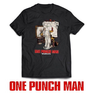 [Ready Stock S-2XL] One Punch Man Saitama Tshirt ผ้าฝ้าย100% พิมพ์การ์ตูนแฟชั่น Mens เสื้อยืดเสื้อยืดอินเทรนด์_07