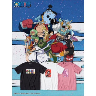 One Piece Red เสื้อยืด Uniqlo one piece tshirt lutfy premium Japanese anime_57