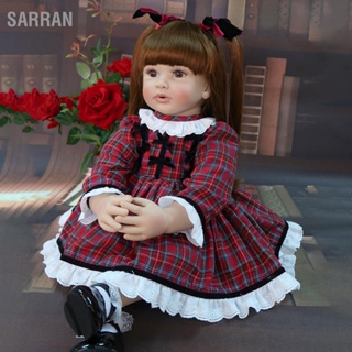 SARRAN ซิลิโคนผ้านุ่มตุ๊กตาเด็กทารกเหมือนจริงตุ๊กตาเด็กของขวัญวันเกิดเด็ก 60 ซม