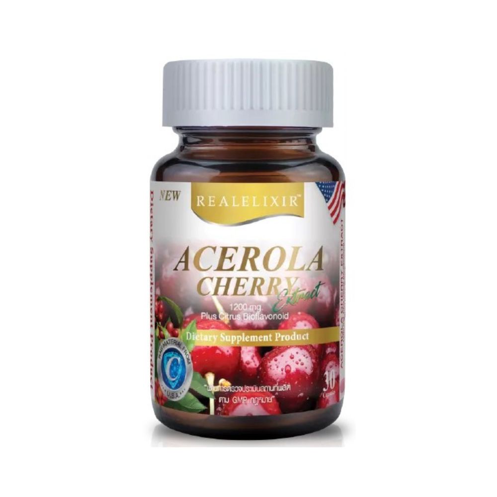 real-elixir-acerola-cherry-อะเซโรล่า-เชอร์รี่-1200-mg-30-เม็ด