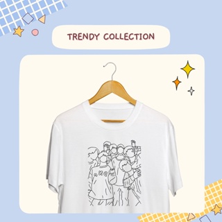 BTS Tshirt Bangtan Kpop Army Jin Suga Jimin V Jung Kook Rap J-Hope Trendy Cute for Women and Men_03