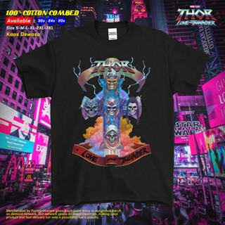 เสื้อยืด พิมพ์ลาย Thor Love And Thunder 2 สําหรับผู้ชาย_07