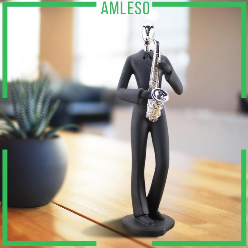 amleso-โมเดลฟิกเกอร์-รูปปั้นกีตาร์-สําหรับตกแต่งบ้าน-ออฟฟิศ