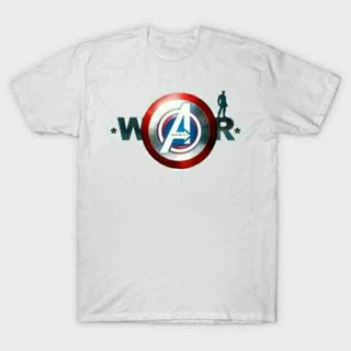 Captain America Marvel Avengers Infinity War T-Shirt High Quality Cotton Short Sleeve Clothing_06_11