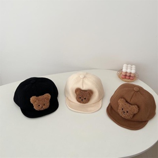พร้อมส่ง หมวกเด็ก รูปน้องหมี 46-50CM