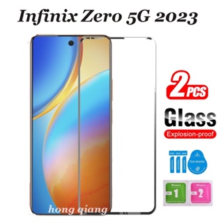 ฟิล์มกระจกนิรภัยกันรอยหน้าจอ HD สําหรับ Infinix Zero 5G 2023 Infinix Zero 5G Zero X Zero X Neo Smart 6 Smart 6 Plus 2 ชิ้น