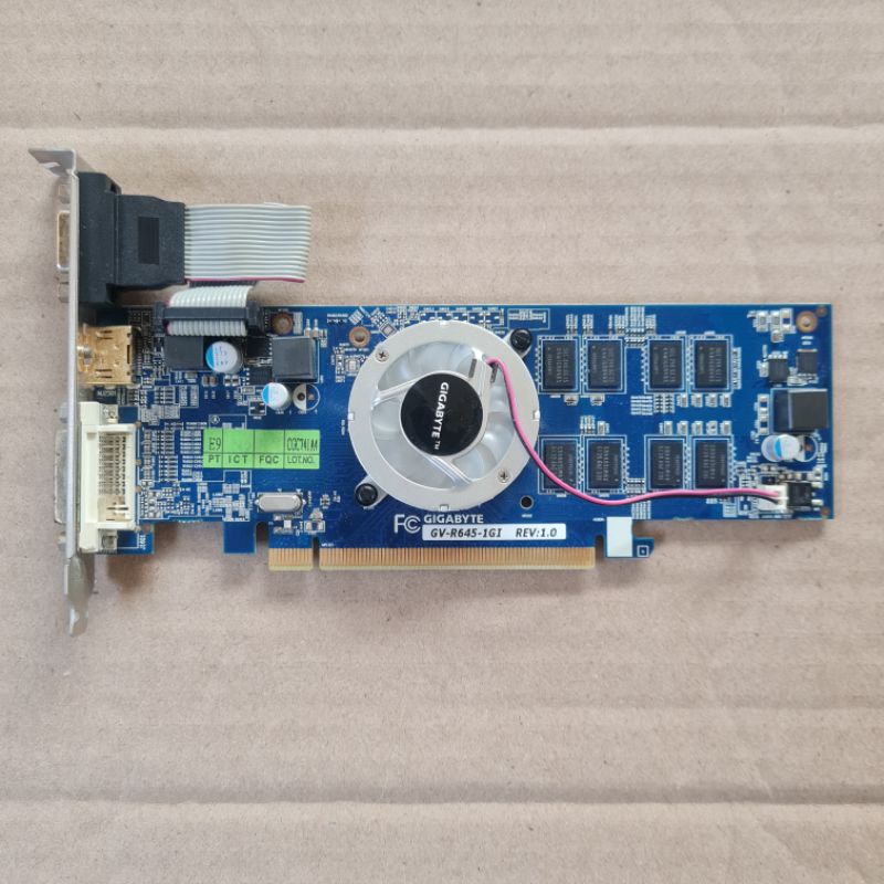 การ์ดจอ PCIe GIGABYTE ATI RADEON HD 6450 1GB GV-R645-1GI | Shopee Thailand