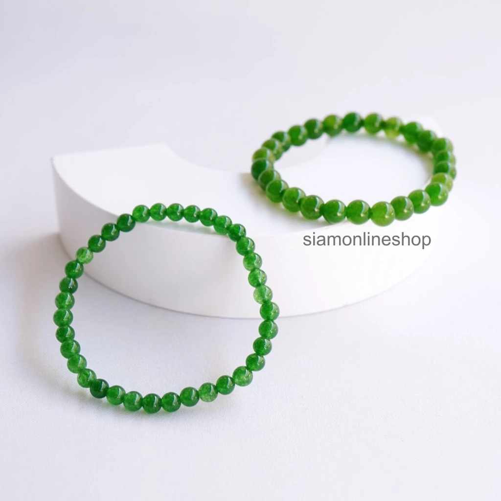 JADE หยกไต้หวัน หยกแท้ เลือกขนาดได้ (4-14 มม.) หินแห่งสรวงสวรรค์ https://wayoza.com