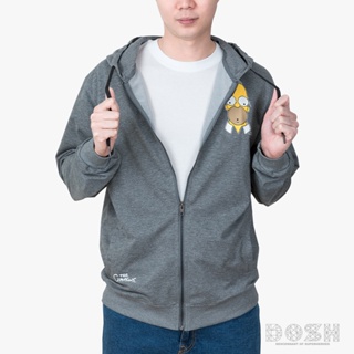 DOSH MEN JACKET HOODIE THE SIMPSONS เสื้อแจ็คเก็ตฮู้ด DSIMJ5002-GB