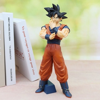 โมเดลฟิกเกอร์ Pvc รูปปั้นอนิเมะ Dragon Ball Son Goku Super Saiyan ขนาด 27 ซม. ของขวัญ ของเล่นสะสม สําหรับเด็ก