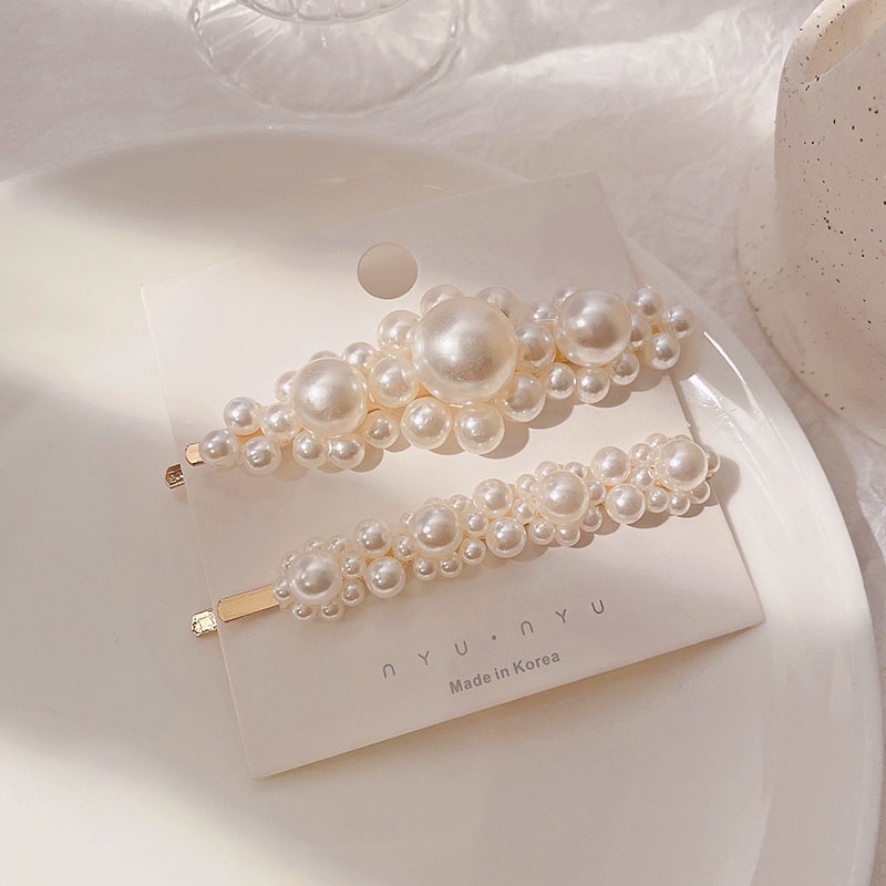 south-korea-ins-simple-pearl-rhinestone-hairpin-female-one-character-clip