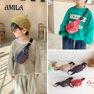 AMILA กระเป๋าคาดหน้าอกเด็ก ใหม่ หล่อ กระเป๋าสะพายข้าง การแข่งขันทั้งหมด เวอร์ชั่นเกาหลี