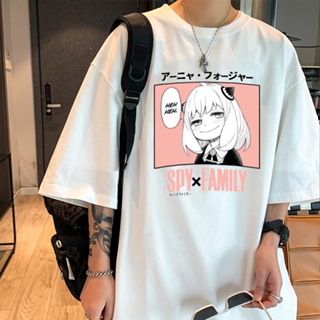 SPY×FAMILY Anya Forger men and women around anime top clothes anime cotton short-sleeved T-shirt_05