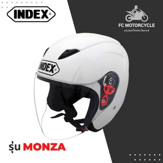 หมวกกันน็อคINDEX เปิดหน้า รุ่น MONZA ใส่ง่าย ใส่สบาย สไตล์สปอร์ต จัดด่วนรุ่นนี้ ขนาดฟรีไซส์ มีให้เลือก 5 สี หมวกันน็อ...