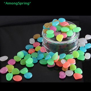 Amongspring> ใหม่ หินกรวดเรืองแสง สําหรับตกแต่งบ้าน และสวน