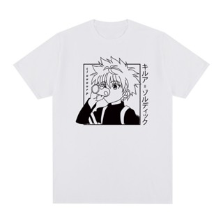 เสื้อยืดแฟชั่น ฮันเตอร์ X ฮันเตอร์ Killua Zoldyck คาวาอี้เสื้อยืดผ้าฝ้ายผู้ชายเสื้อยืดใหม่เสื้อยืดเสื้อยืดเสื้อยืดผ_05