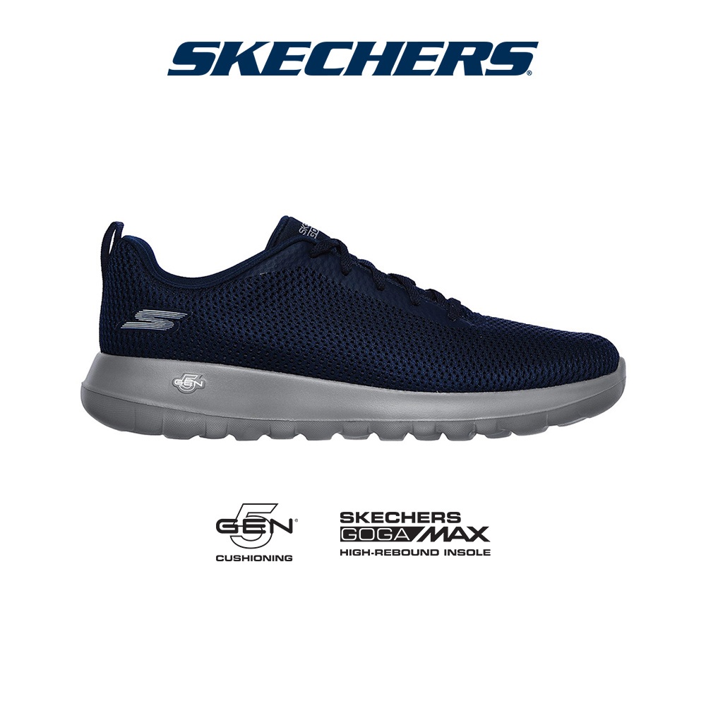 ภาพหน้าปกสินค้าSkechers สเก็ตเชอร์ส รองเท้าผู้ชาย รองเท้าผ้าใบ Men GOwalk Max Effort Walking Shoes - 54601-NVGY - 5-Gen Technology, Machine washable