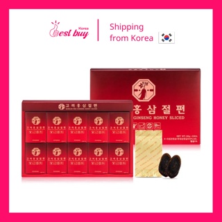 โสมสมุนไพรธรรมชาติ สีแดง สไตล์เกาหลี ​​ชุดของขวัญ 10p 200 กรัม