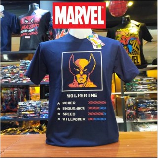 เสื้อยืดMarvel_ลิขสิทธิ์แท้ลายWolverineสีกรม(mvx-058)_01