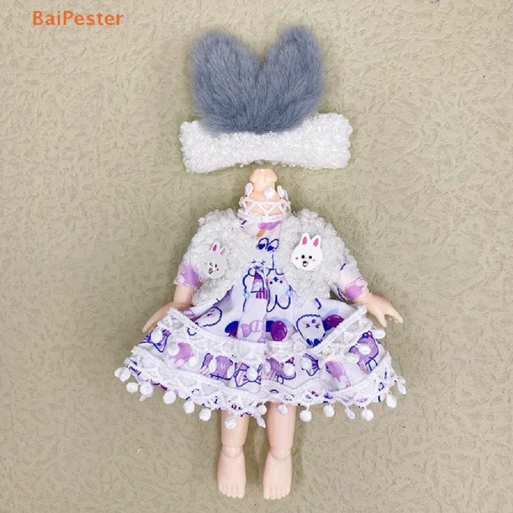 baipester-ชุดเสื้อผ้าน่ารัก-แฟชั่น-สําหรับตุ๊กตา-16-17-ซม-ob11-1-8-bjd